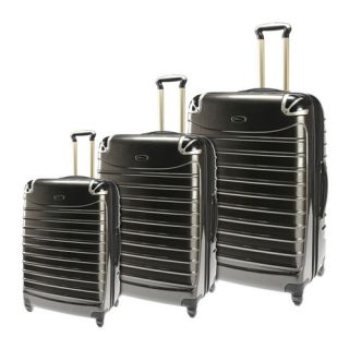 Rockland Carbon Fiber 3 Piece Luggage Set