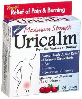 Uricalm Maximum Strength, 24 Count Tablets Health & Personal Care
