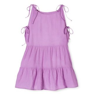 Juniors Coverup Swim Dress  Lilac L