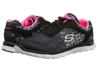 SKECHERS Flex Appeal   Serengeti Womens Lace up casual Shoes (Black)