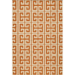 Momeni Laguna Orange Geometric Rug