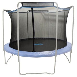 12 foot Trampoline Enclosure Net For Round Frame Using 4 Arches
