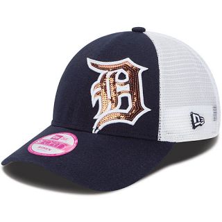NEW ERA Womens Detroit Tigers Sequin Shimmer 9FORTY Adjustable Cap   Size