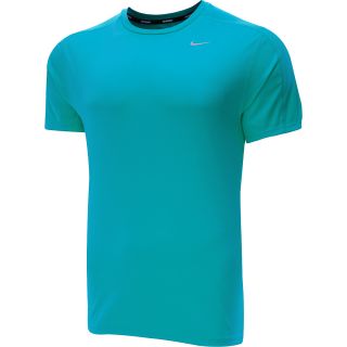 NIKE Mens Relay Crew Short Sleeve Running T Shirt   Size 2xl, Turbo