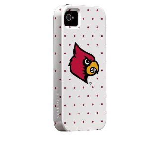 University of Louisville Phone Case   Dots Print   iPhone 4/4S Vibe Case Cell Phones & Accessories