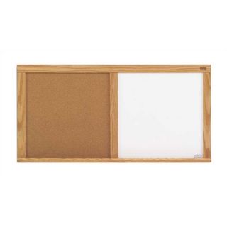Cork & Remarkaboard Combinations   Bulletin Boards   Oak Frame 2 x 3