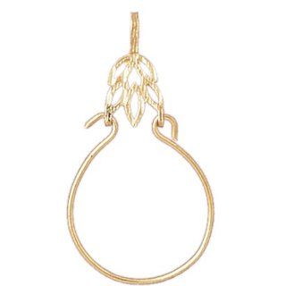 CleverEve's 14K Gold Charm Charm Holder 0.8   Gram(s) Jewelry