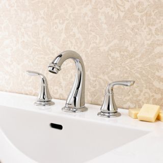 Marni Double Handle Widespread Bathroom Faucet with Drain Assembly