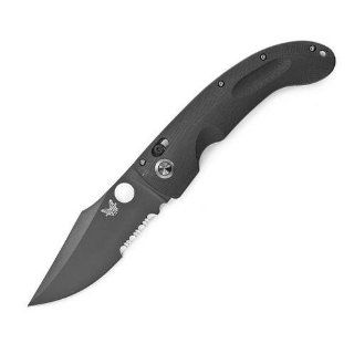 Benchmade 741SBK Onslaught Bob Lum Axis Folding Knife Lock ComboEdge BK1 Hole Blade  Hunting Folding Knives  Sports & Outdoors