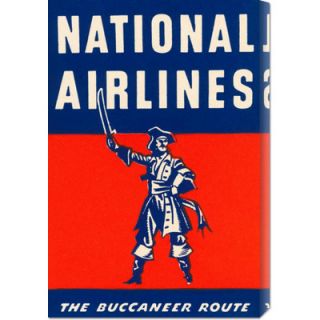Global Gallery Nation Airlines   The Buccaneer Route by Retro Travel