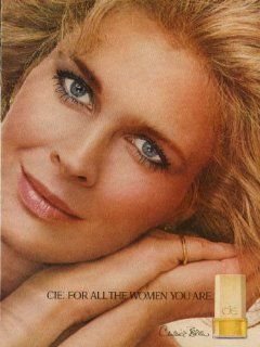 Candice Bergen for Cie Perfume ad 1981 Entertainment Collectibles