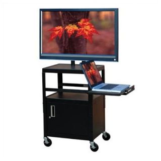 VTI TV Cart with Storage Cabinet for up to 32 Flat Panel TVs