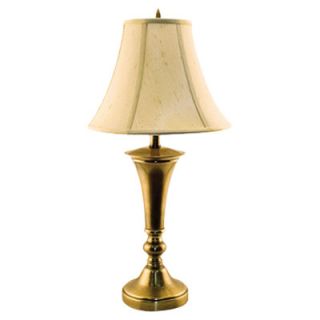 Ledu Corporation Three Way Table Lamp with Bell Shade