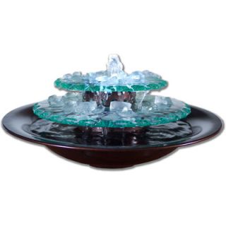 Bluworld Moonlight Glass Tabletop Fountain