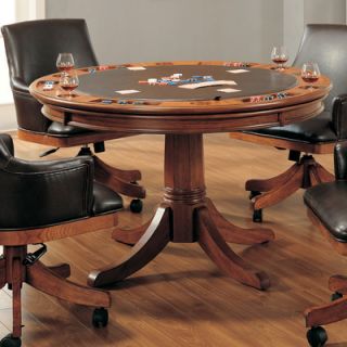 Hillsdale Palm Springs Game Table in Medium Brown Cherry