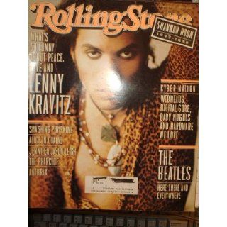 Rolling Stone Magazine, Issue 722, Lenny Kravitz cover Various Books
