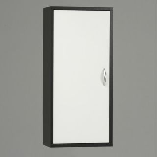 Oceana Wall Bathroom Cabinet with One Door and Two Shelves