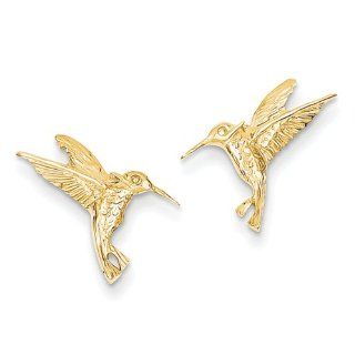 14k Hummingbird Post Earrings Jewelry