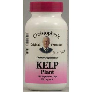 Dr. Christopher's Kelp Plant   600 Mg   100 Vegetarian Capsules Health & Personal Care