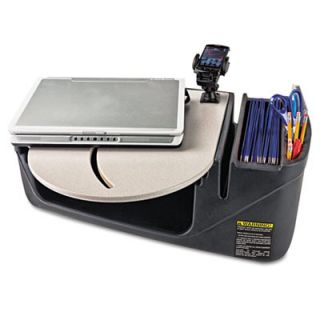 AutoExec Car Desk with Laptop Mount, Supply Organizer