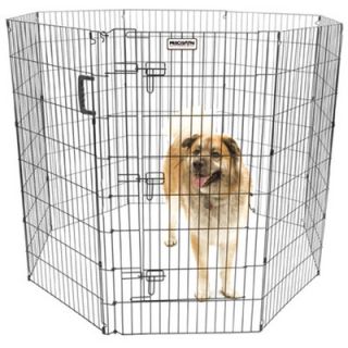 Precision Pet Products Ultimate Exercise Pen with Door in Black