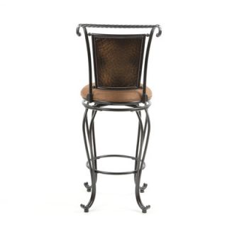 Hillsdale Furniture Milan 30 Swivel Bar Stool with Cushion