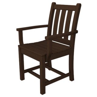 polywood traditional garden dining arm chair