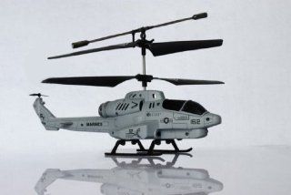 U809 Cobra Missile Launching 3.5 channel RC Helicopter Gyroscope RTF w/ Missiles Toys & Games