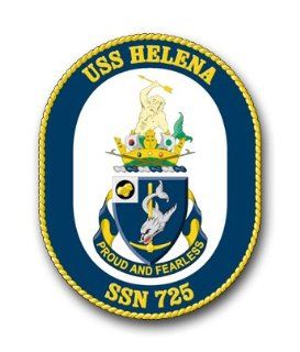 US Navy Ship USS Helena SSN 725 Decal Sticker 3.8" Automotive