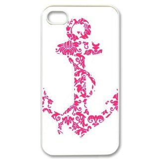 Custom Anchor Cover Case for iPhone 4 4s LS4 725 Cell Phones & Accessories