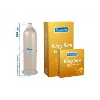 PASANTE KING SIZE Condoms 72 pack + (3) durex close fit free [ Your Care ] Health & Personal Care