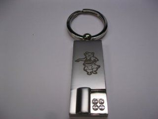 Kia Soul Rectangular Hamster Key Chain with Female Hamster image and Soul Logo UL010 AY726 Automotive