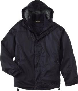 North End Mens 3 In 1 Techno Performance Seam Sealed Waterproof Hooded Jacket at  Mens Clothing store