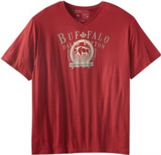 Buffalo by David Bitton Men's Nobelix V Neck Tee at  Mens Clothing store Fashion T Shirts