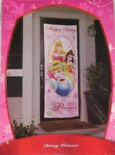 Disney Princess Christmas Door Cover   Cinderella Sleeping Beauty Aurora and Belle   Childrens Party Decorations