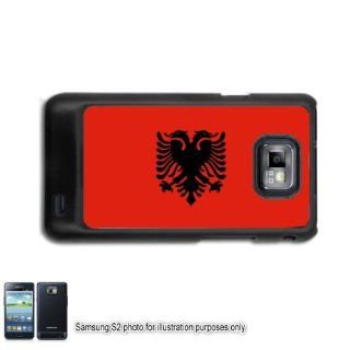 Albania Flag Samsung Galaxy S2 I9100 Case Cover Skin Black (FITS AT&T AND STRAIGHT TALK MODELS ONLY) Cell Phones & Accessories