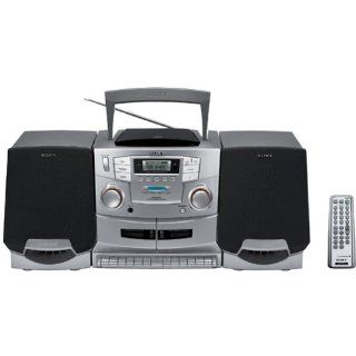 Sony CFD ZW755 Portable CD / Cassette / Radio Boombox with Detachable Speakers   Players & Accessories