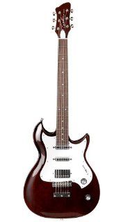 Godin Guitars Richmond 037933 Solid Body Electric Guitar, Belmont Burgundy Musical Instruments
