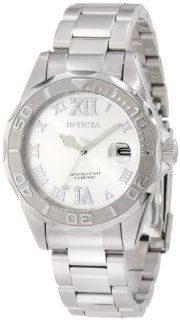 Invicta Women's 12851 Pro Diver Silver Dial Watch with Crystal Accents Invicta Watches