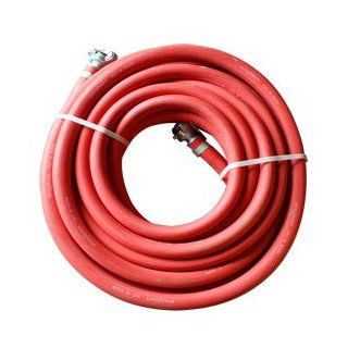 Interstate Pneumatics HJ19 050 3/4 Inch x 50 ft 200 PSI Jack Hammer Red Rubber Hose Goodyear   Air Tool Hoses  