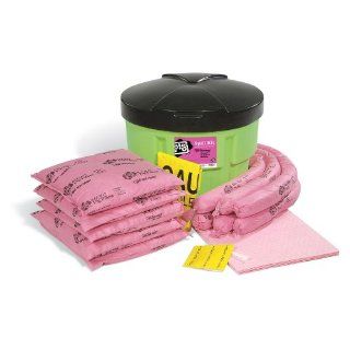 New Pig KIT312 29 Piece HazMat Spill Kit in 20 Gallon High Visibility Container, 11 Gallon Absorbency Industrial Spill Response Kits