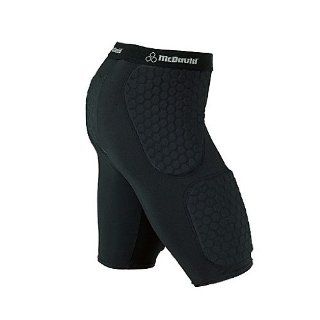 McDavid Mens Thudd Football Compression Shorts 757T Black XS  Football Thigh And Knee Pads  Sports & Outdoors