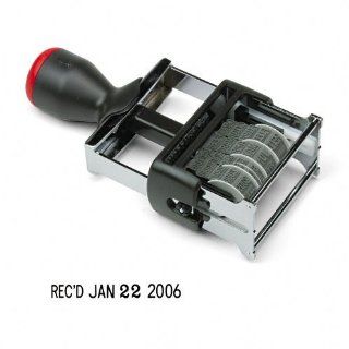 COS010173   2000 Plus Self Inking Date and Phrase Stamp  Business Stamps 