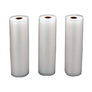 Weston Live to Cook Vacuum Sealer Bags Roll (Pack of 3), 11x18 Inch, Clear Sports & Outdoors