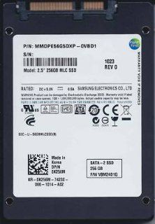 Samsung MMDPE56G5DXP 0VBD1  Samsung 256GB 2.5 MLC SSD SATA Hard Drive MMDPE56G5DXP 0VB   Bra (MMDPE56G5DXP0VBD1) Computers & Accessories