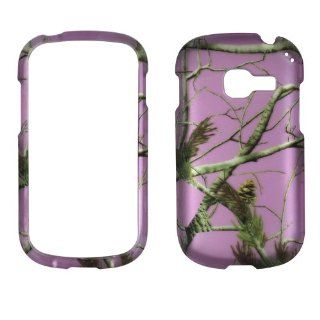 2D Pink Camo Realtree Samsung Galaxy Centura S738C / Discover S730G Cricket, Net 10 Straight Talk Case Cover Hard Phone Case Snap on Cover Rubberized Touch Faceplates Cell Phones & Accessories