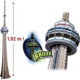 CN Tower, 761 Piece 3D Jigsaw Puzzle Made by Wrebbit Puzz 3D Toys & Games