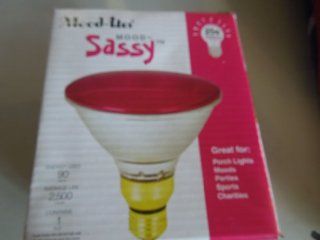 Mood lites "Sassy" Hot Pink Spot Light Indoor/outdoor Energy Savings 90w Used   Halogen Bulbs  