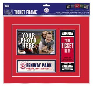 Boston Red Sox My First Game Ticket Frame "Frame It Yourself"  Sports Related Merchandise  Sports & Outdoors