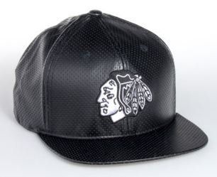 Chicago Blackhawks American Needle Limited Edition Faux Leather Delirious Snapback Cap  Sports Fan Baseball Caps  Sports & Outdoors